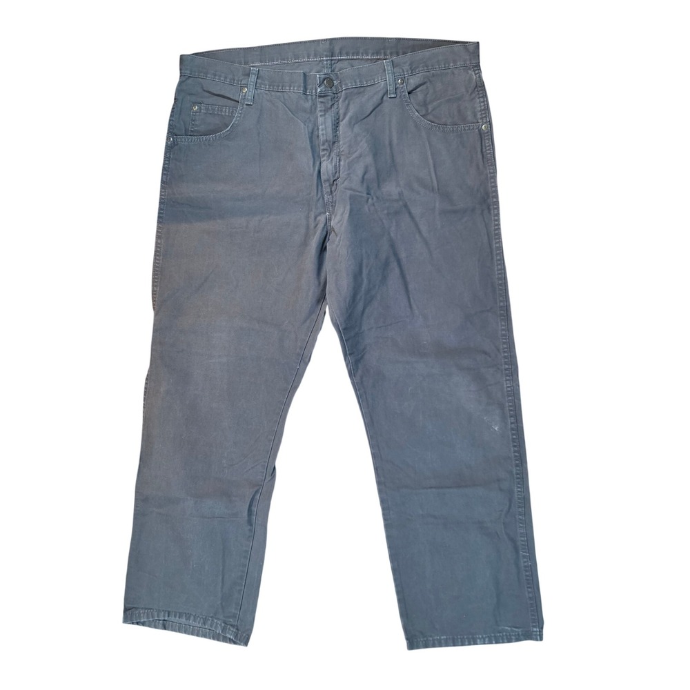 Wrangler Rugged‎ Wear Mens Charcoal Gray Canvas Work Pants 42x30 31000TR